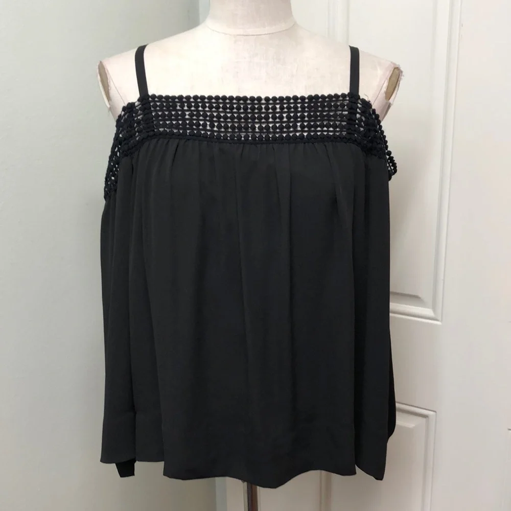 Rebecca Minkoff Cold Shoulder Lace Top